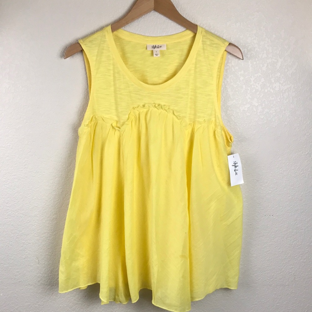 Style & Co Womenś  blouse Size Large